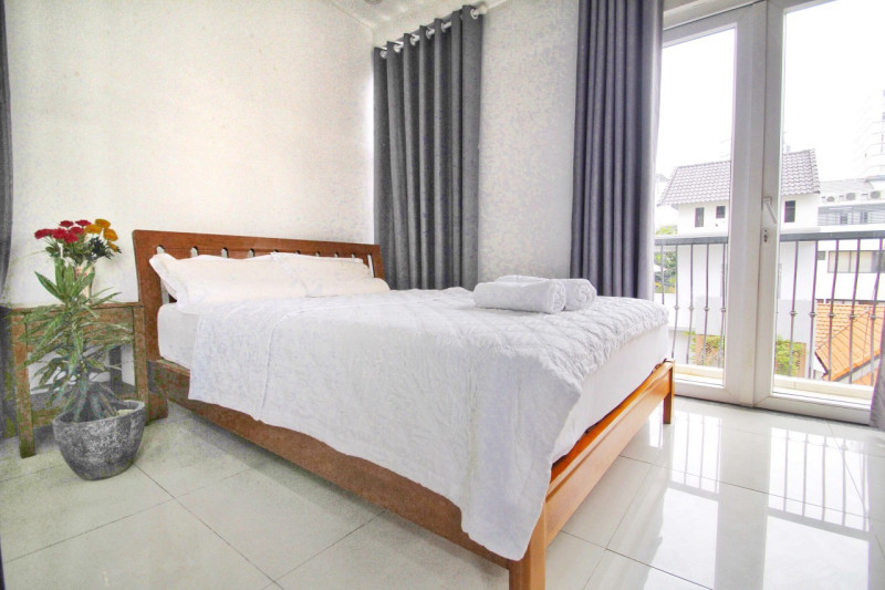 Sunny Studio with City View in Thao Dien