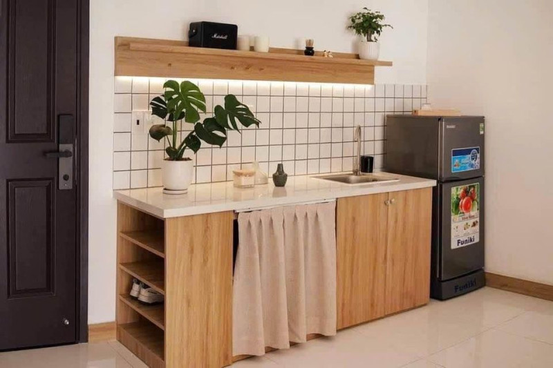 Big balcony studio in Thảo điền area