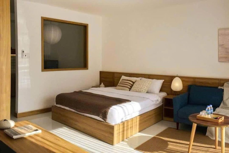 Big balcony studio in Thảo điền area