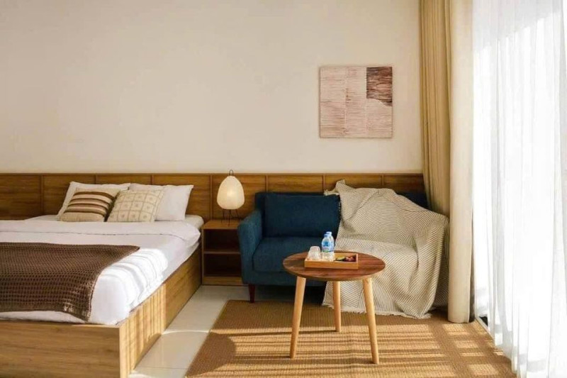 Big balcony studio in Thảo điền area