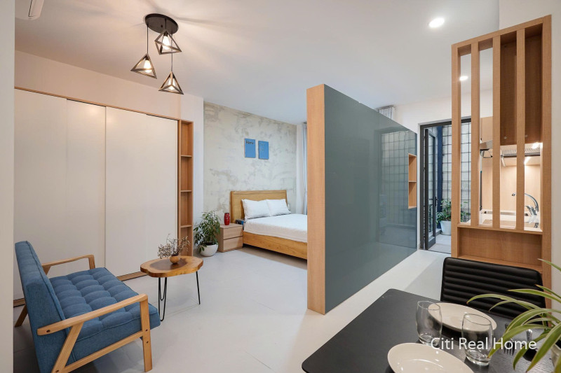 Clean & Contemporary Studio in Thao Dien