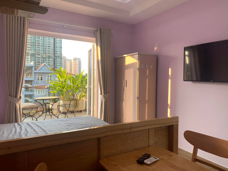 erene Studio with Balcony in Thao Dien