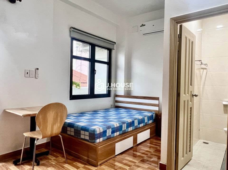 Bright Studio with Large Balcony  in Thao Dien