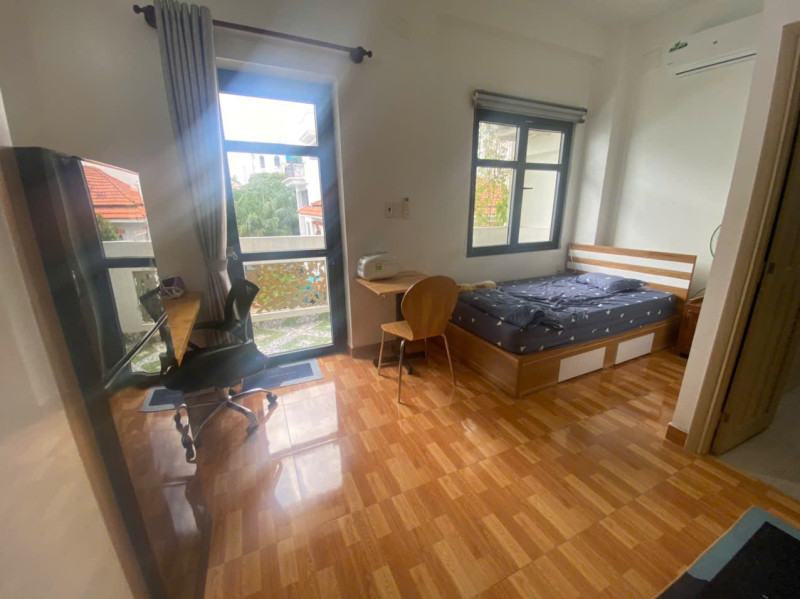 Bright Studio with Large Balcony  in Thao Dien