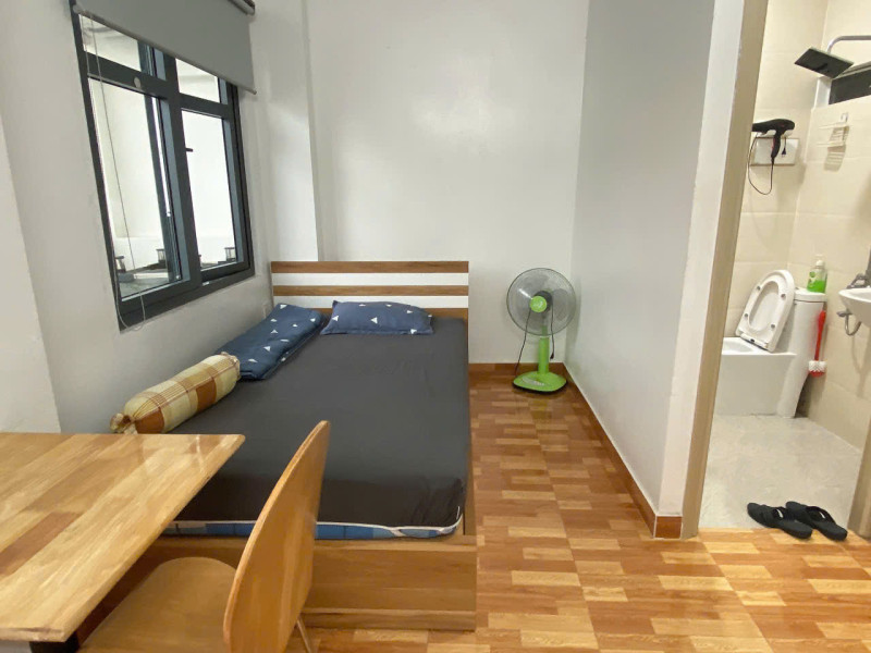 Bright Studio with Large Balcony  in Thao Dien