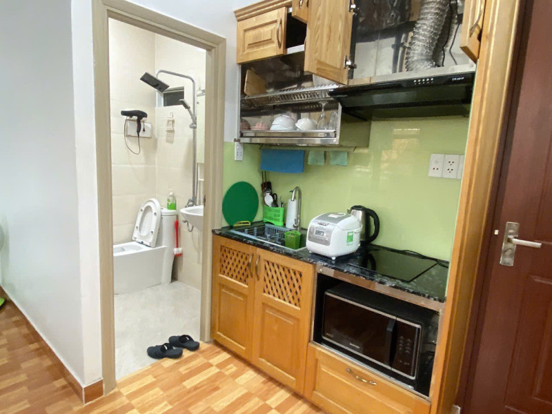 Bright Studio with Large Balcony  in Thao Dien