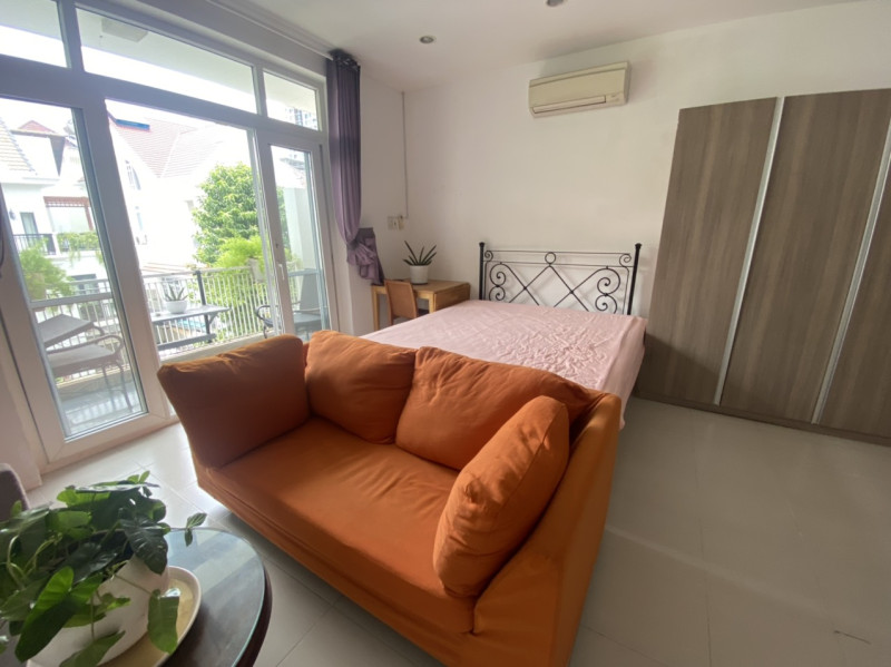 Sun-Filled Studio Apartment in Thao Dien