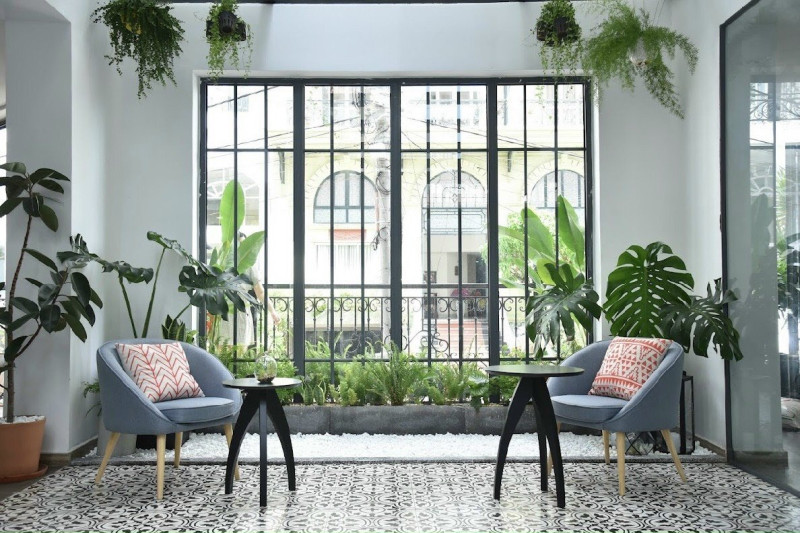 A Stylish Studio with Calm Ambience