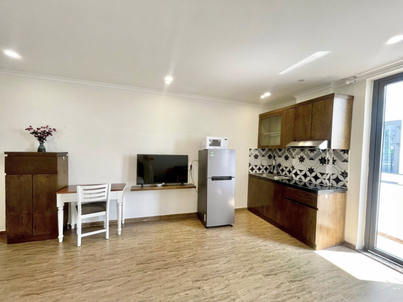 A Stylish Studio with Calm Ambience