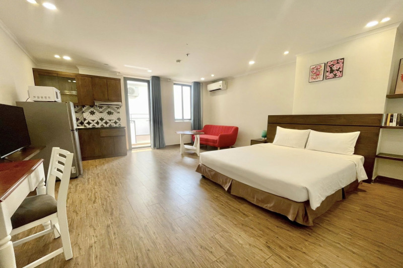 A Stylish Studio with Calm Ambience