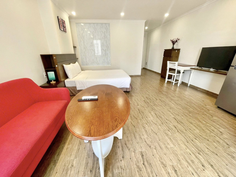 A Stylish Studio with Calm Ambience