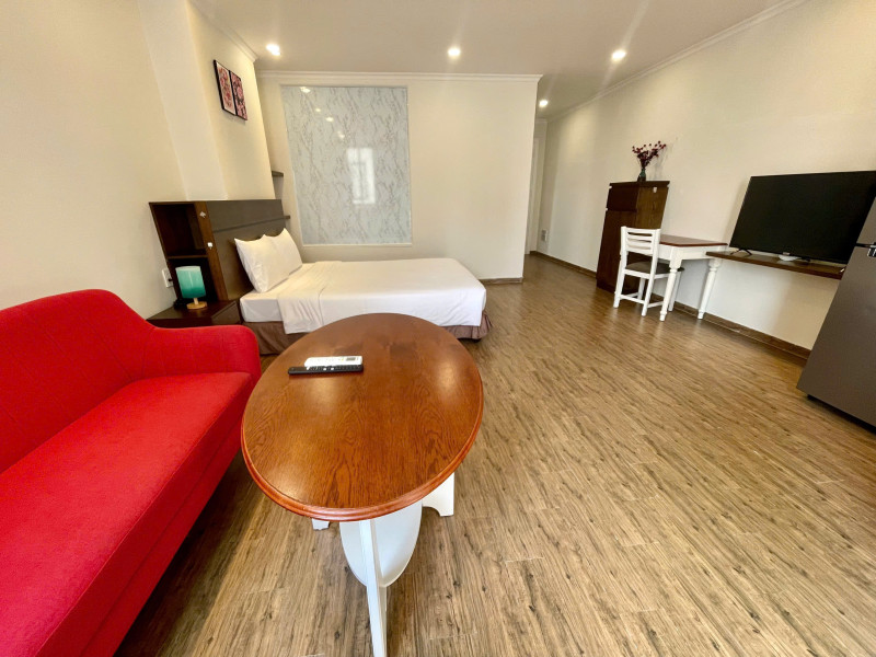 A Stylish Studio with Calm Ambience